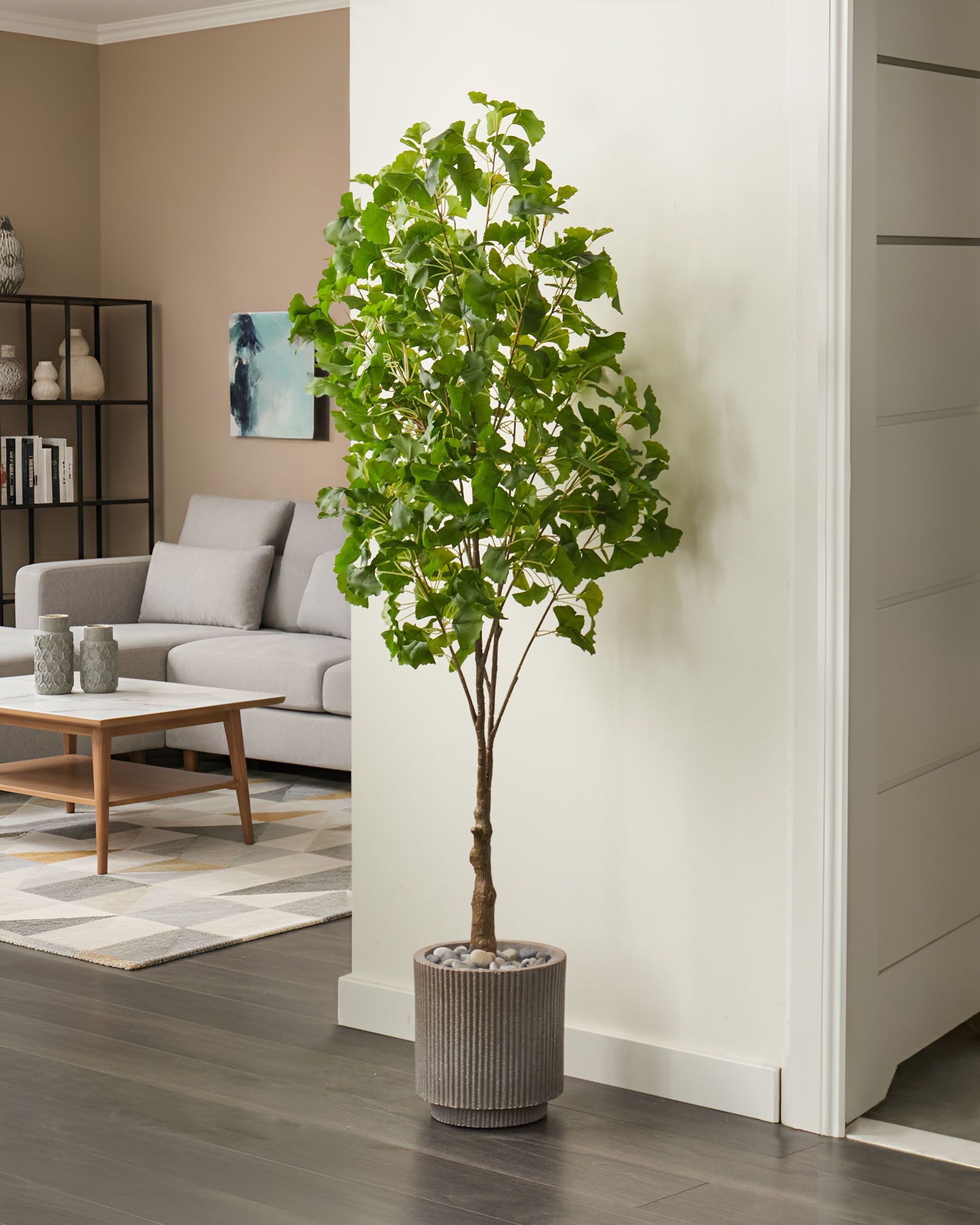 Konstgjord växt GINKGO TREE 150 cm Grön