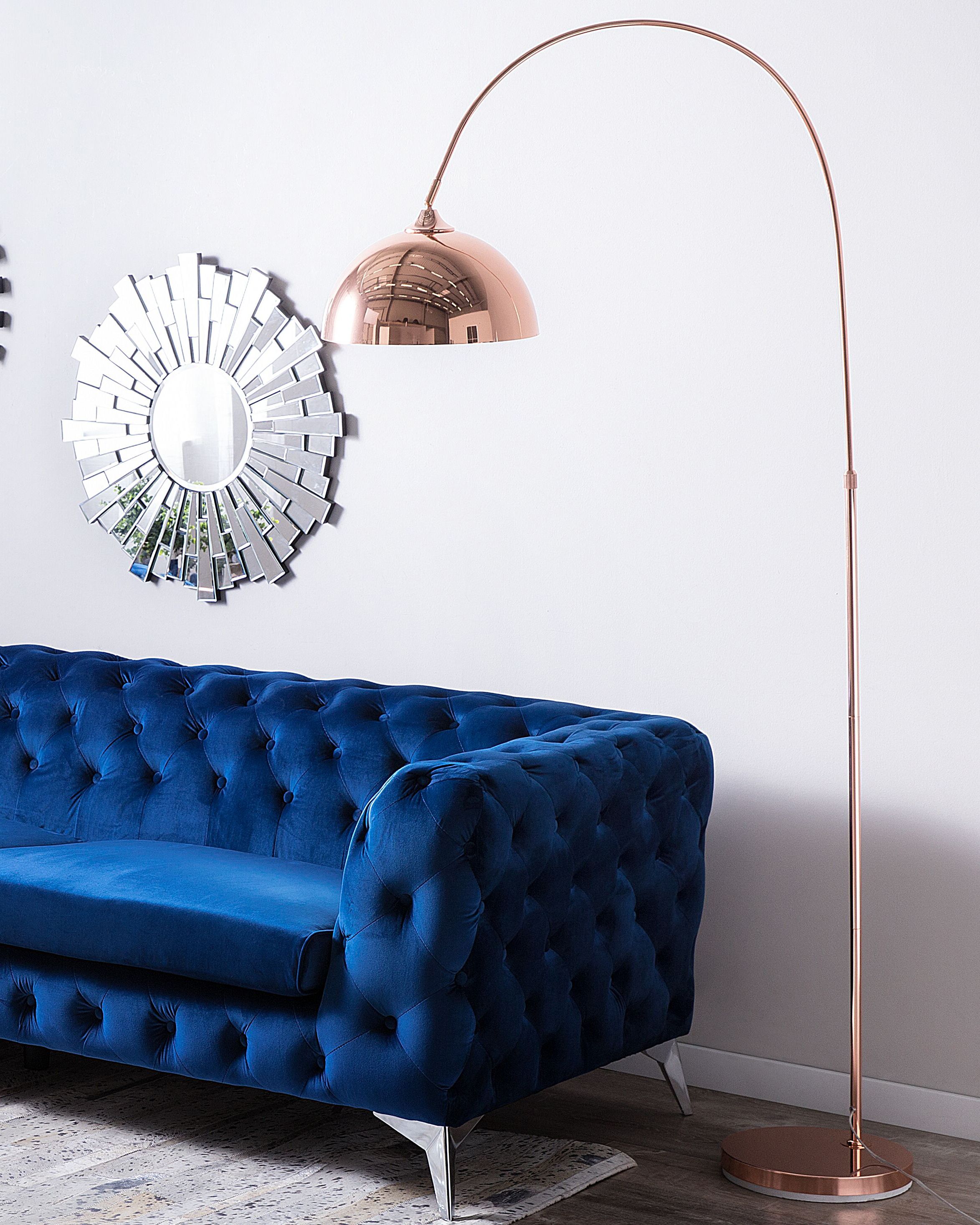 Golvlampa CANDELLA Metall Koppar
