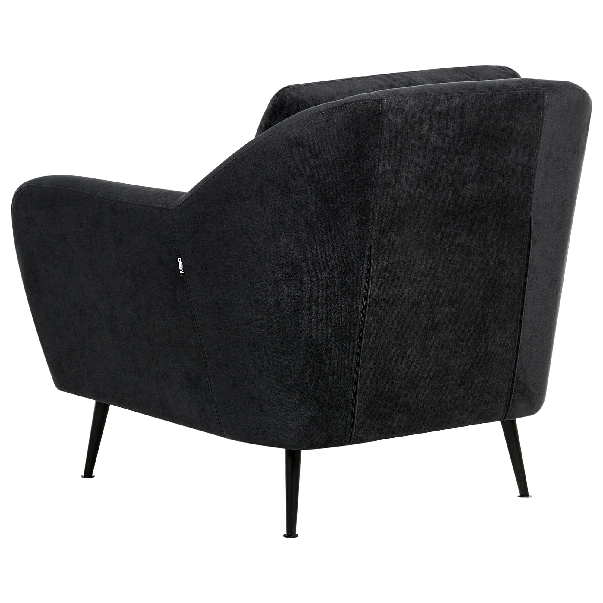 Soffgrupp 3-sits EIBY Chenille Svart