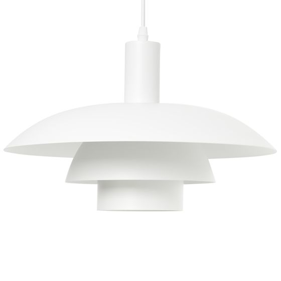 Pendellampa HILBA Metall Vit