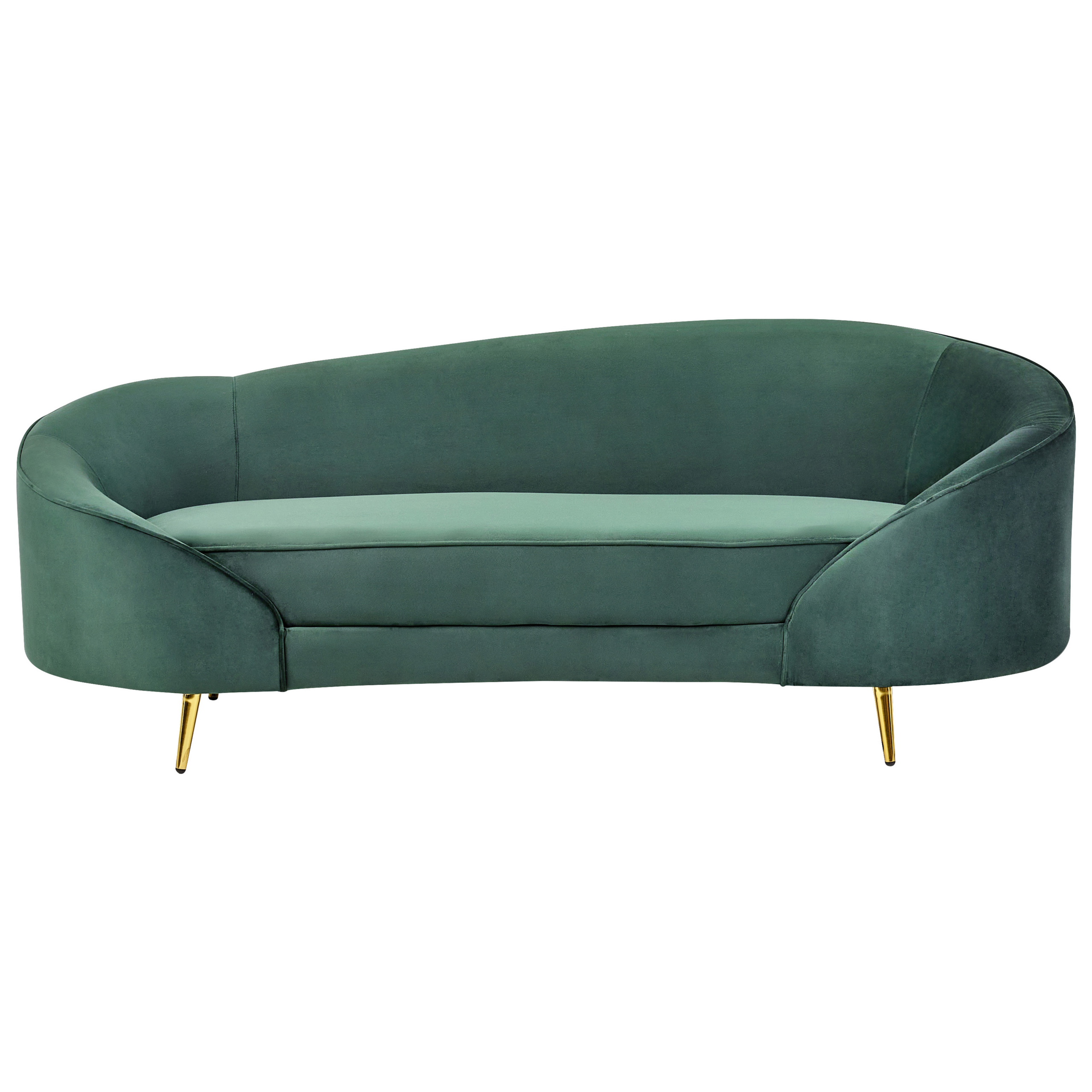 Soffa 2-sits SAVAR Sammet Smaragdgrön