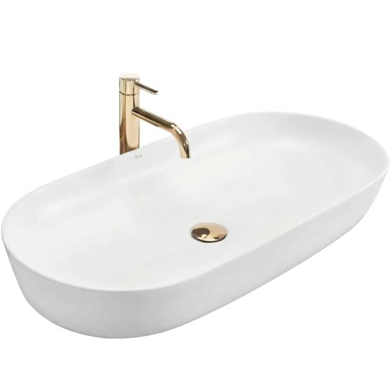 REA Bänkskål CLEO 81 Vit, 81x41x13,5cm