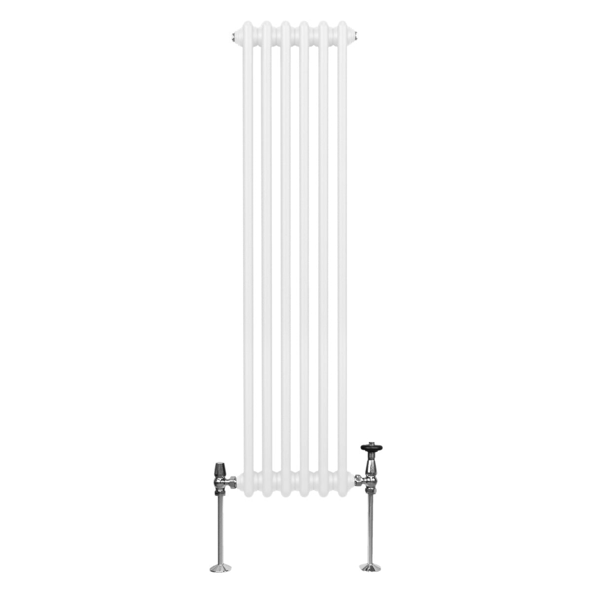 Traditionell 3-pelars radiator - 1500 x 292 mm - vit