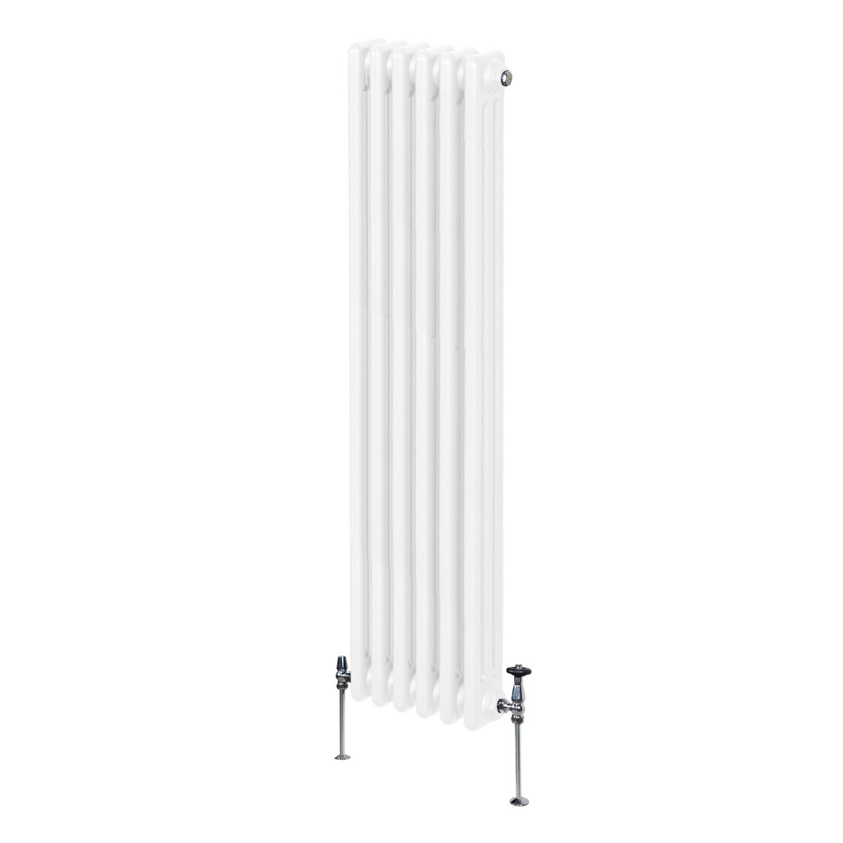 Traditionell 3-pelars radiator - 1500 x 292 mm - vit