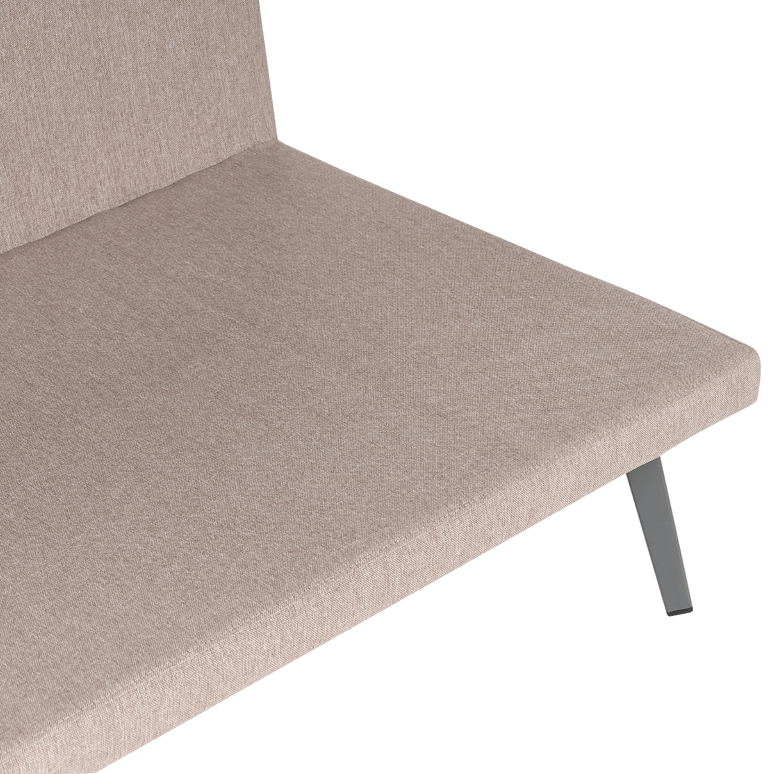 Trädgårdssoffa 3-sits LORETELLO Beige Högervänd