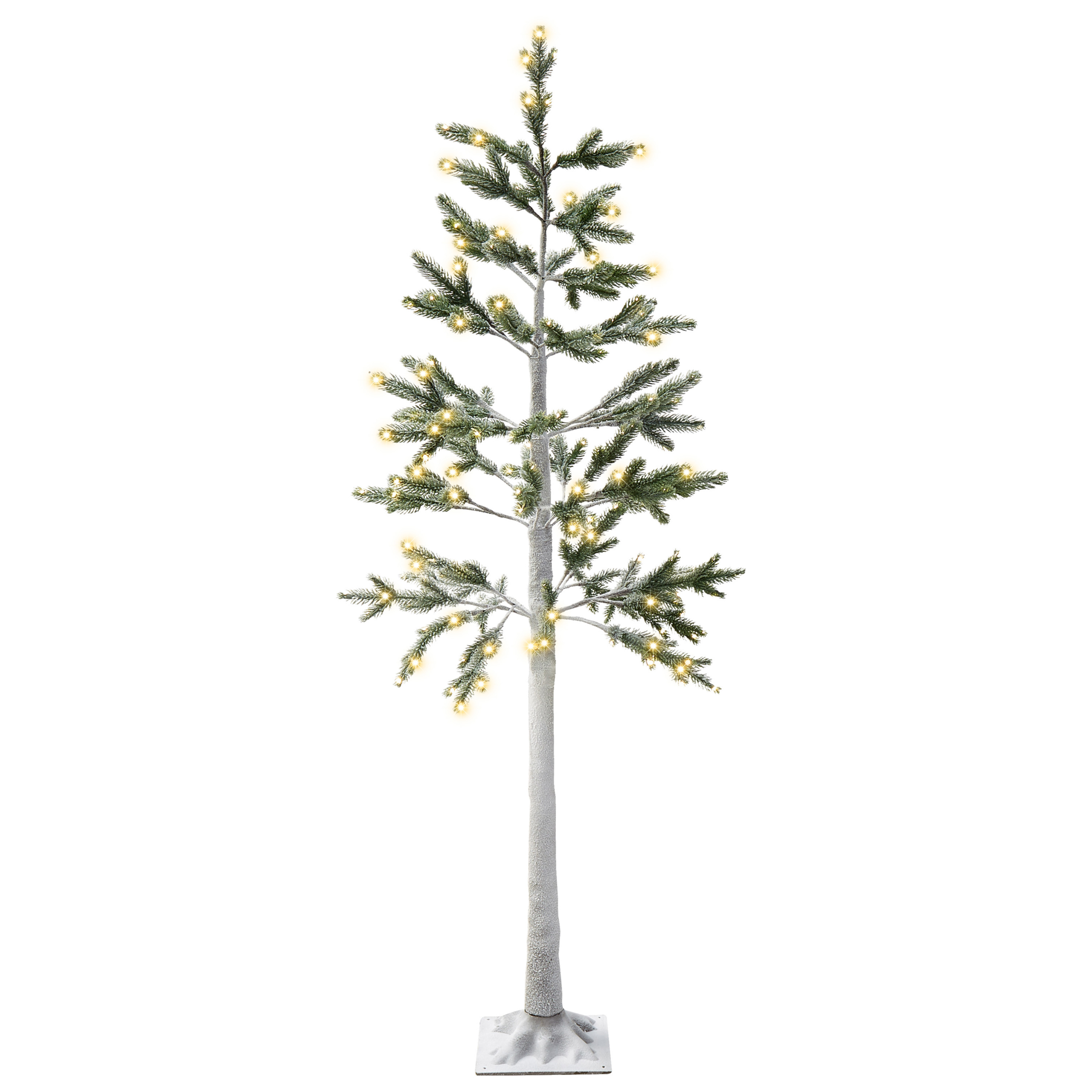Utomhusdekoration LED ALBIONI 180 cm Träd Vit
