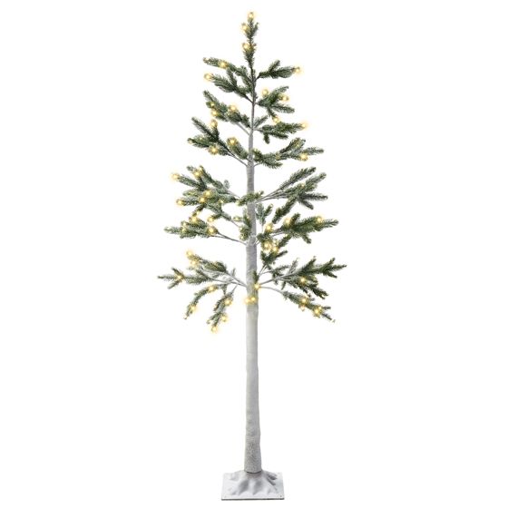 Utomhusdekoration LED ALBIONI 180 cm Träd Vit