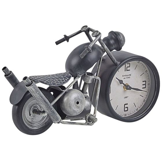 Klocka BERNO 30 cm Metall Svart