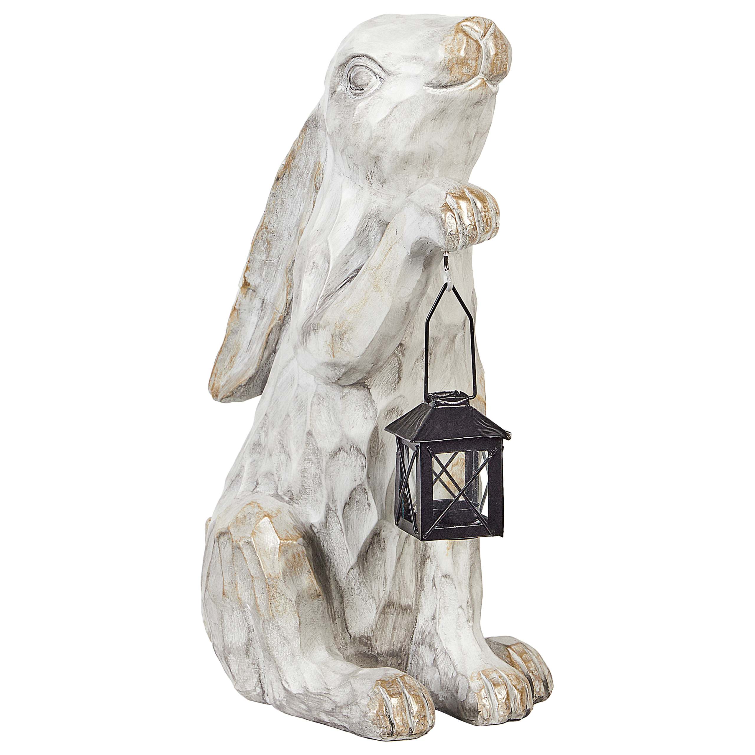 Trädgårdsfigur GERLAND Kanin Off-White