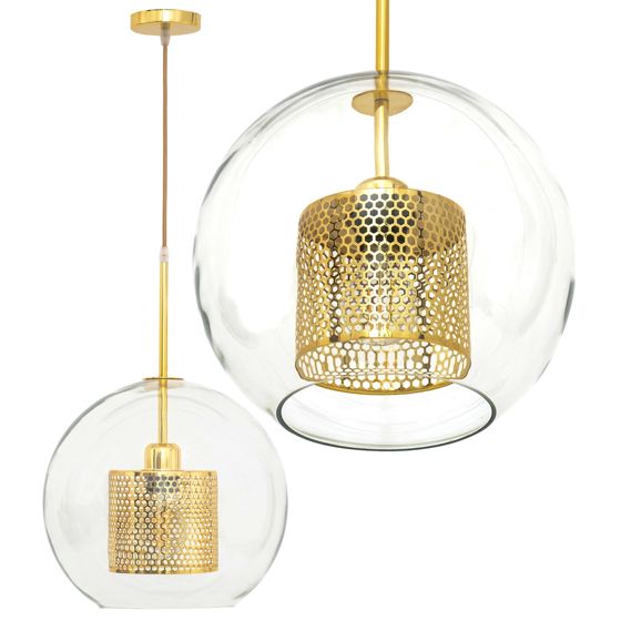 TOOLIGHT hängande taklampa APP556-1CP 30CM Guld 50x30x60cm
