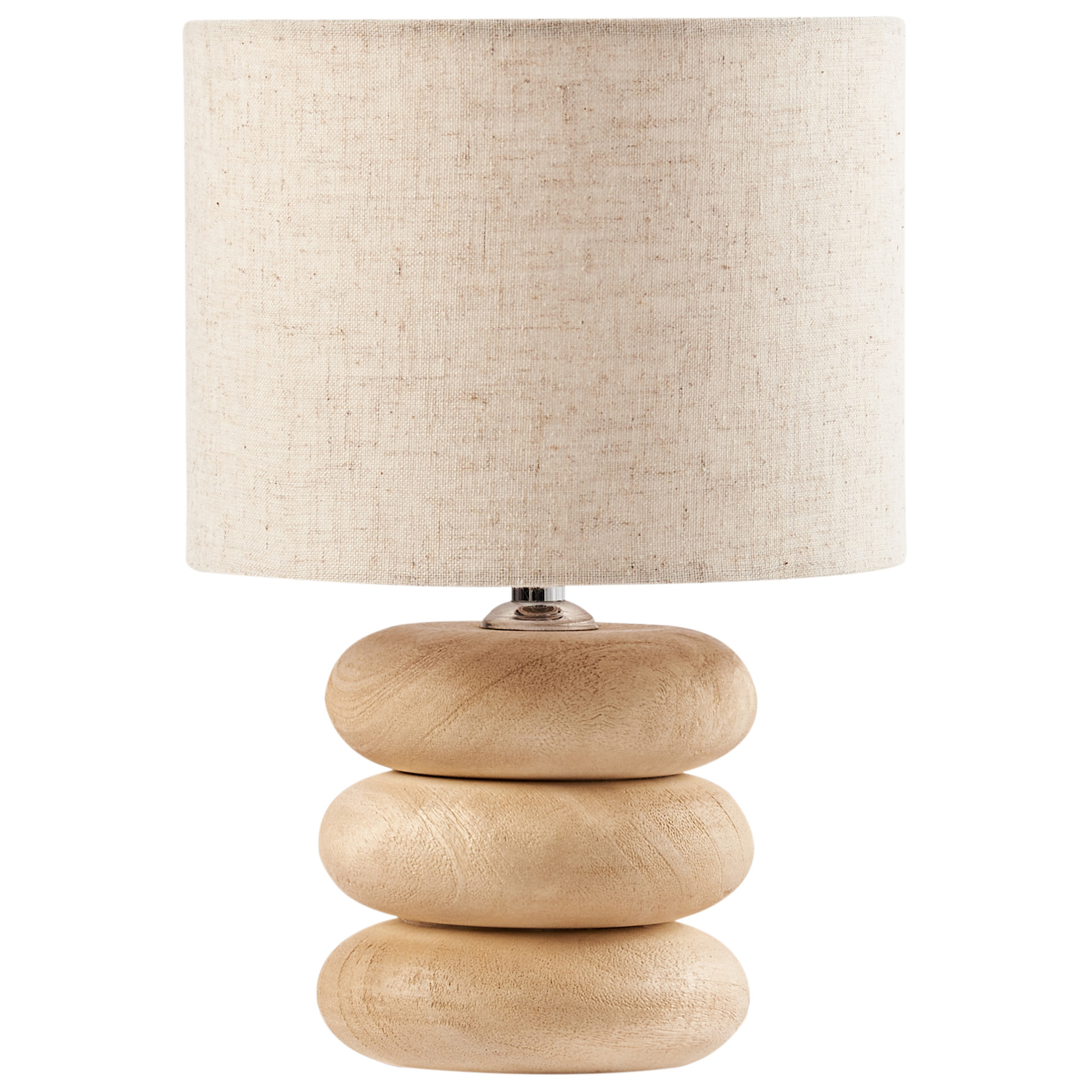 Bordslampa BETWA Mangoträ Ljusbrun