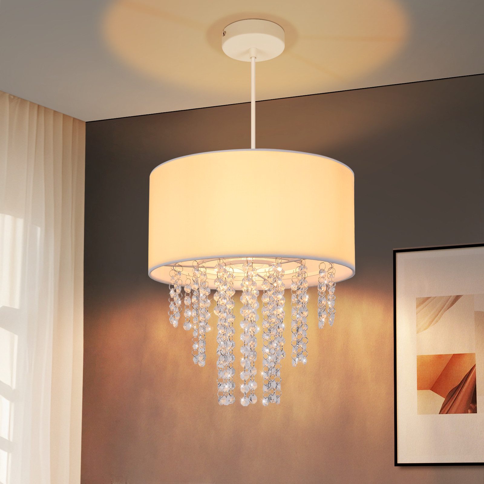 NETTLIFE pendellampa för matbord, matbordslampa svart matbordslampa 3 lågor, E27
