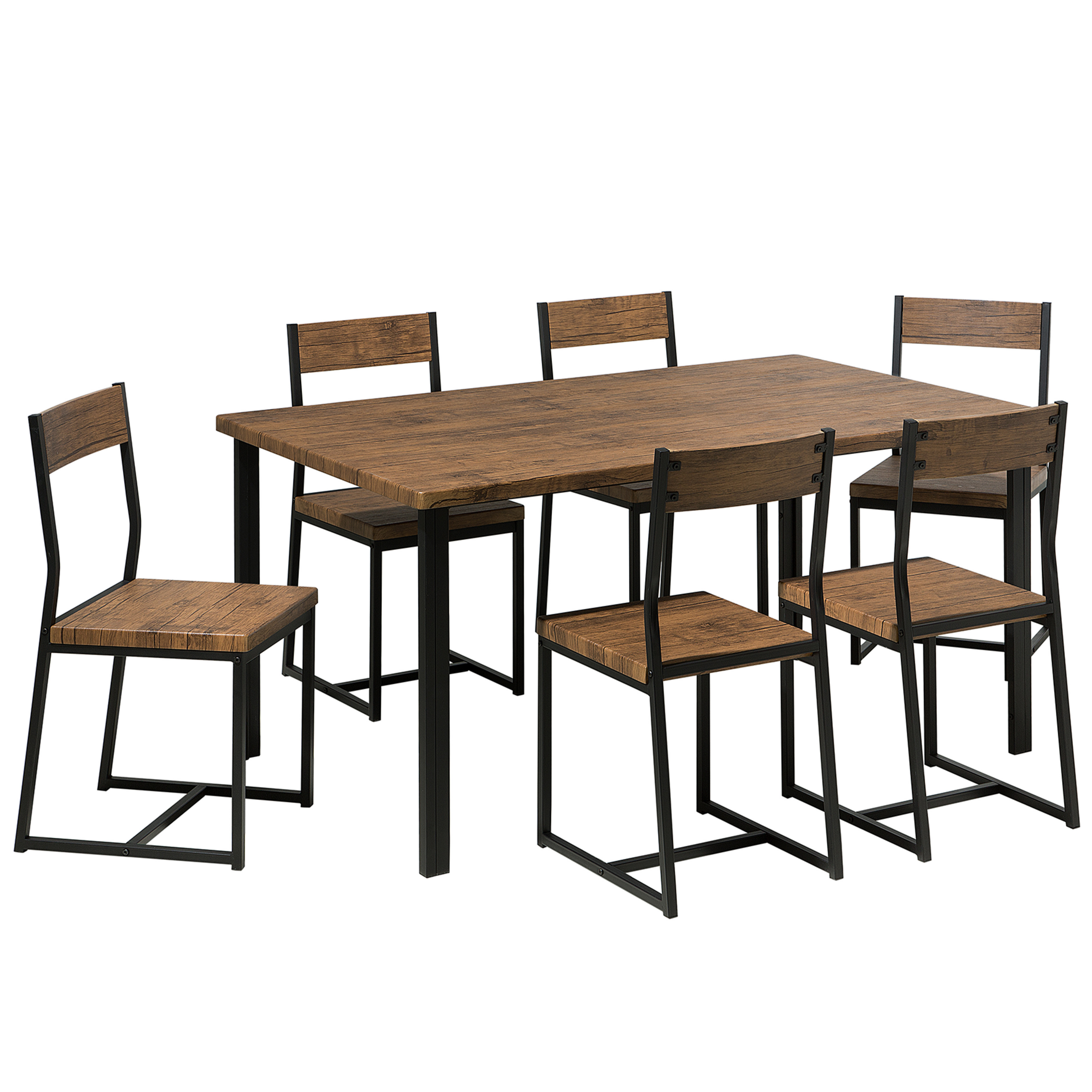 Matgrupp LAREDO Mörkbrun 6-sits