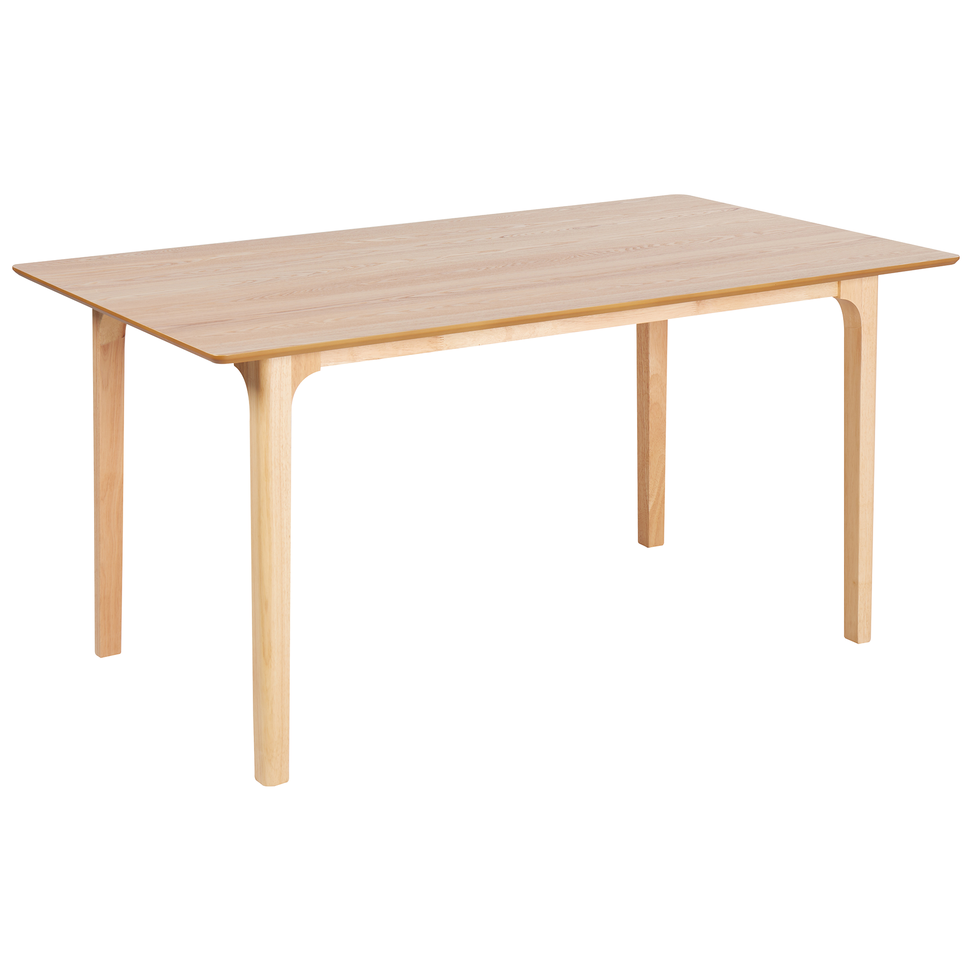 Matbord DELMAS Ljus askfanér 160 cm 90 cm