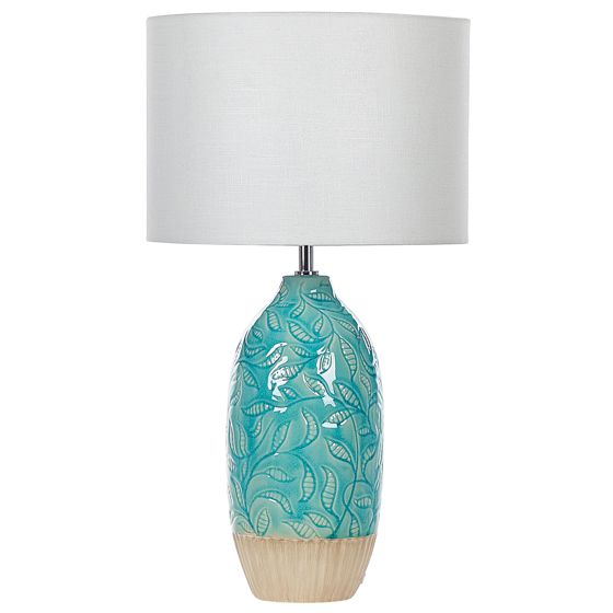 Bordslampa ATABA Keramik Turkos