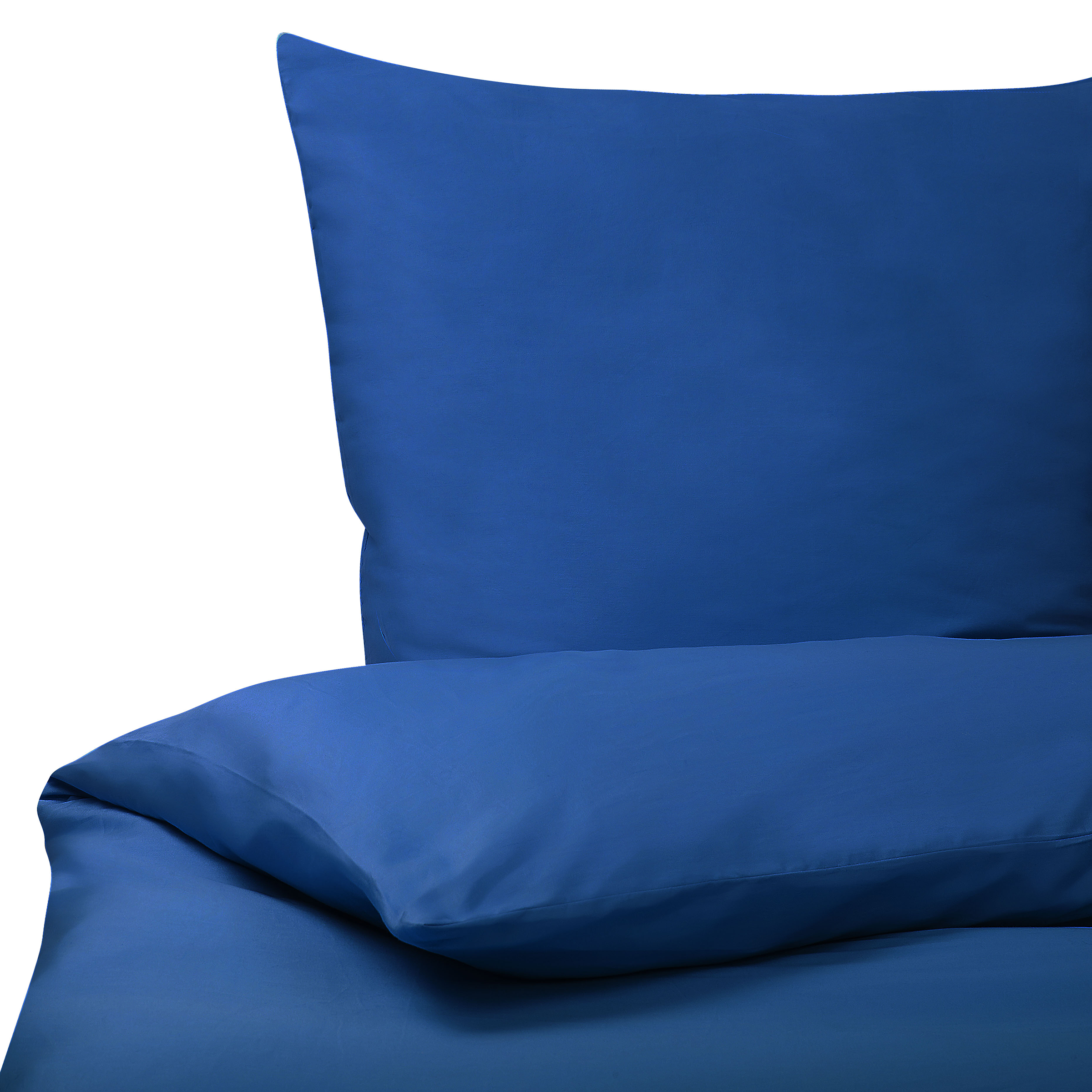 Påslakanset HARMONRIDGE 200 x 220 cm Bomullssatin Mörkblå