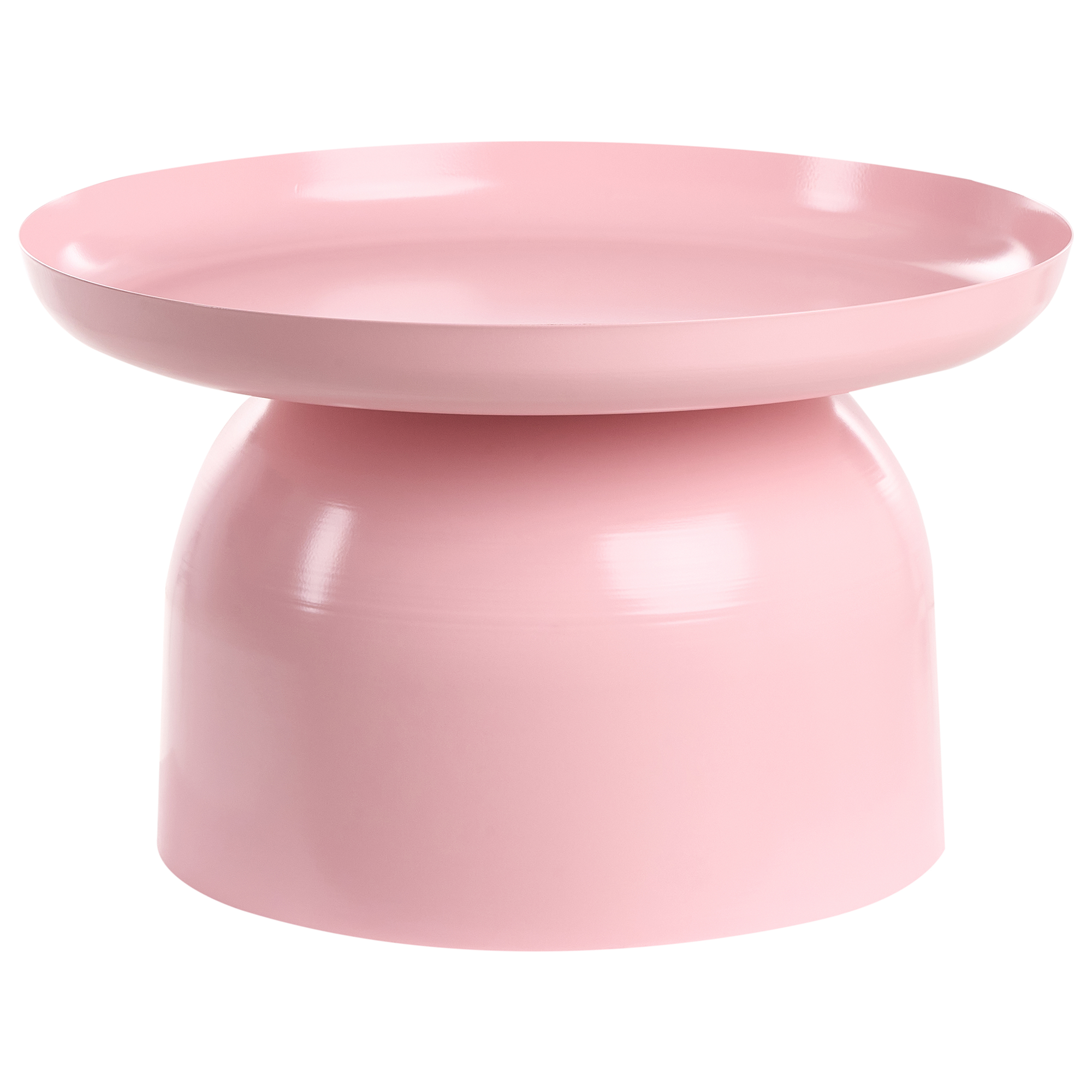 Soffbord TORRENS Metall Pastellrosa