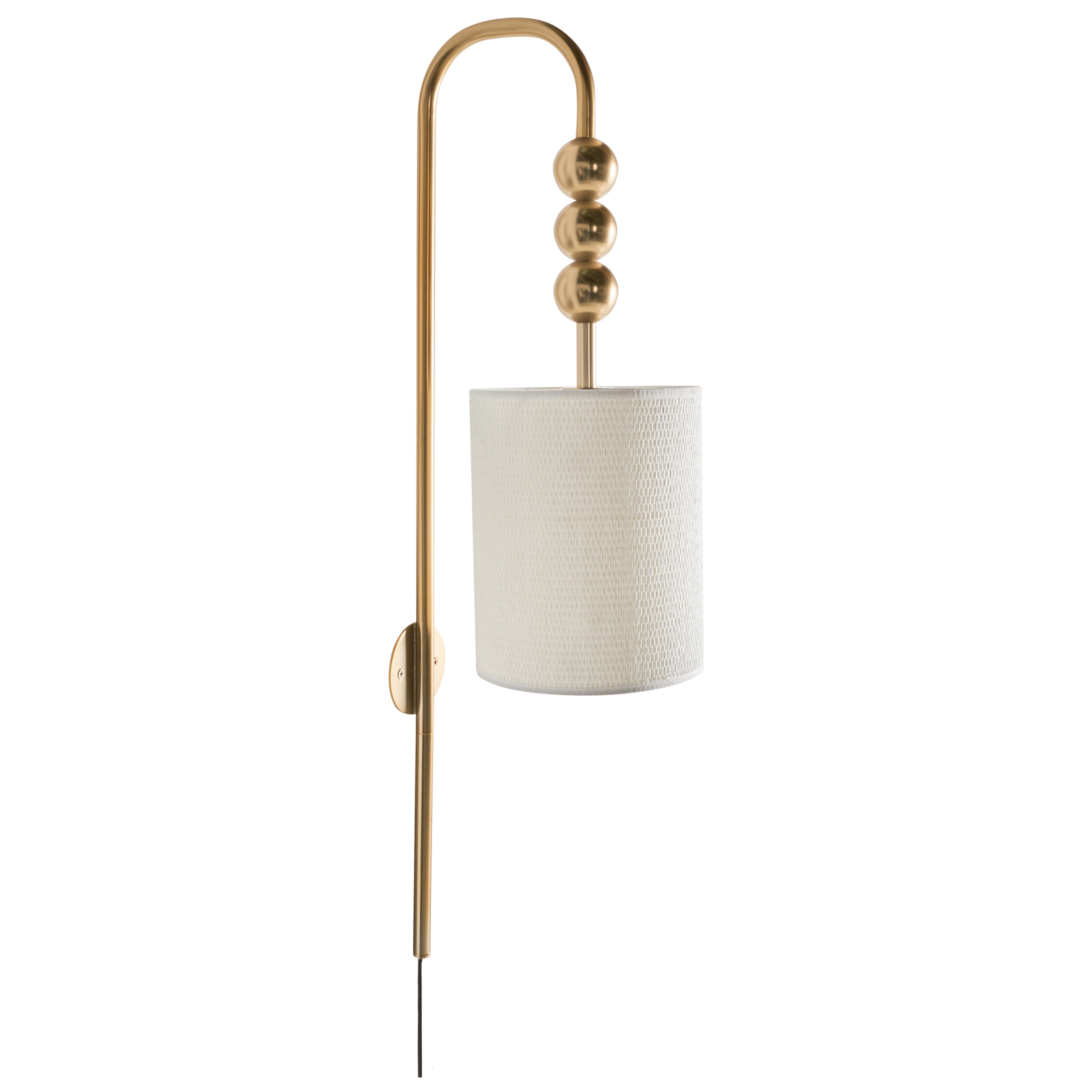 Vägglampa LOKY Metall Mässing