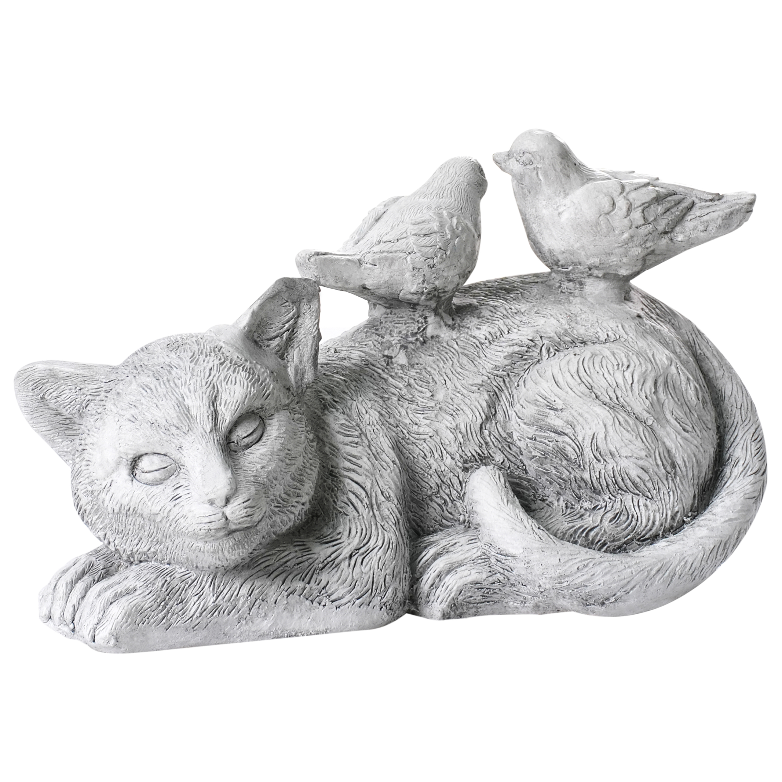 Trädgårdsfigur KALELA Katt Grå