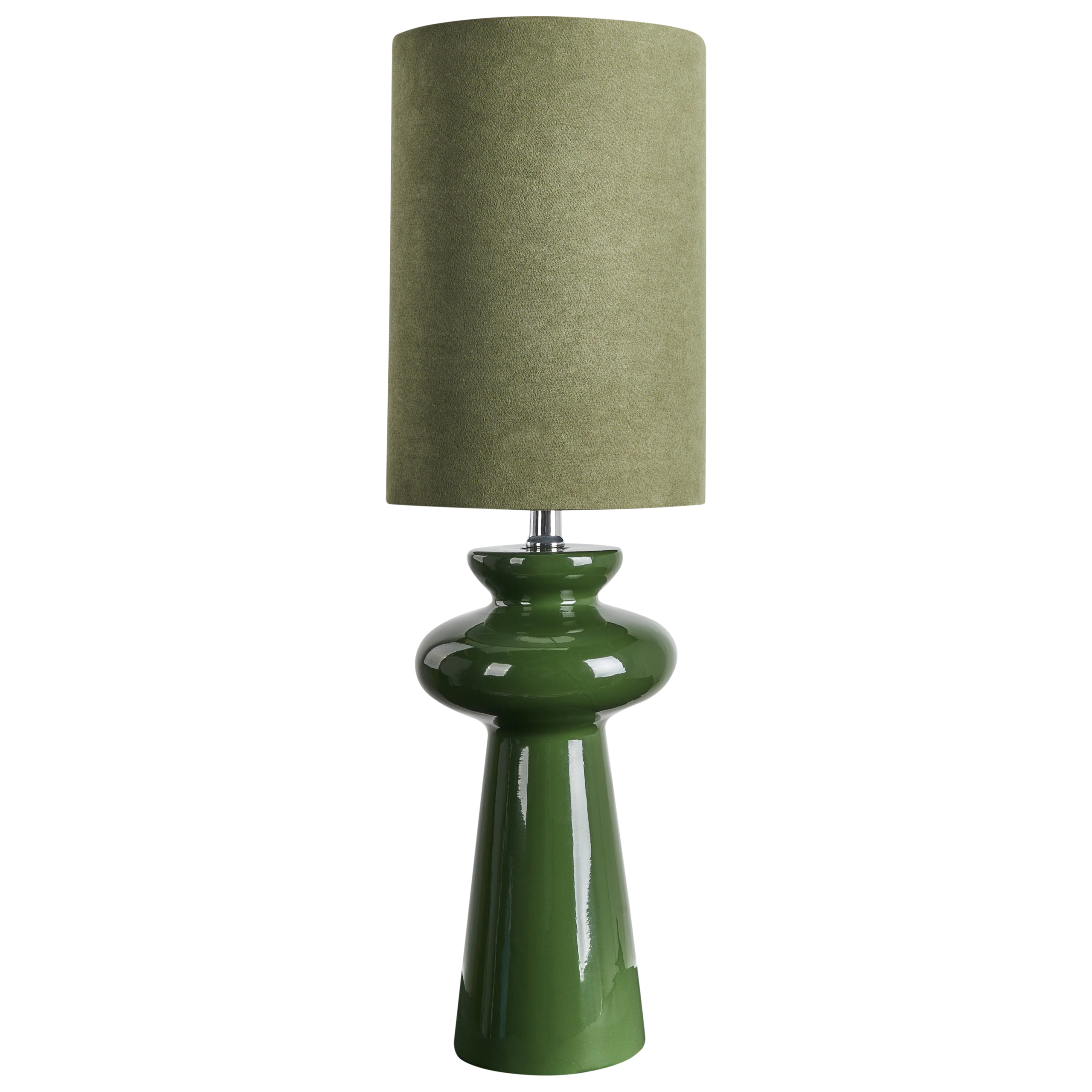 Bordslampa OTEROS Olivgrön