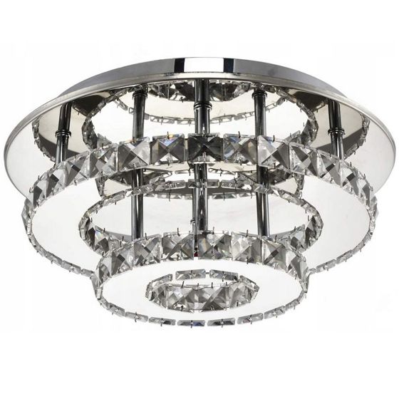 TOOLIGHT taklampa APP412-C LED Grå 29,5x29,5x11cm