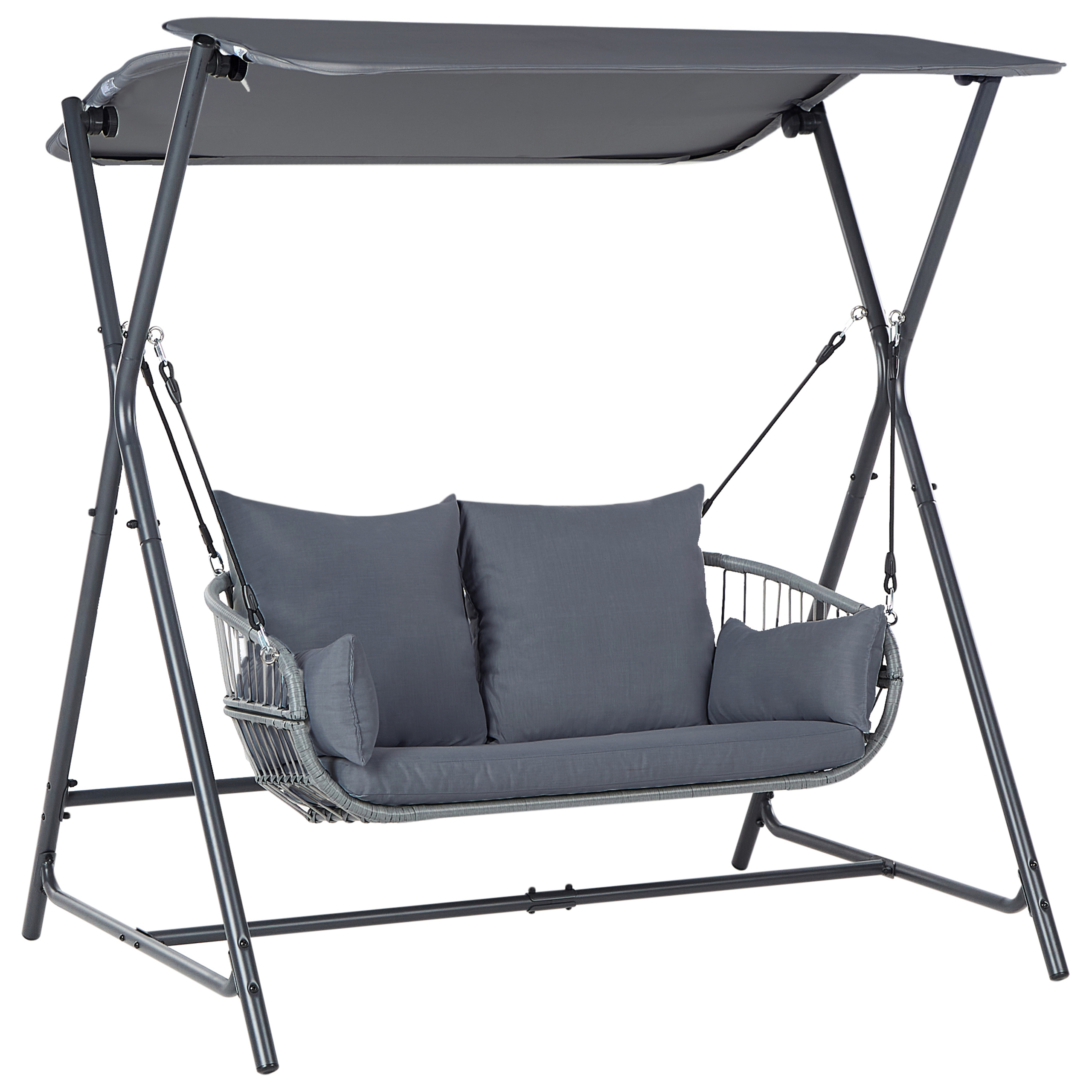 Hammock FIASTRA Metall Mörkgrå