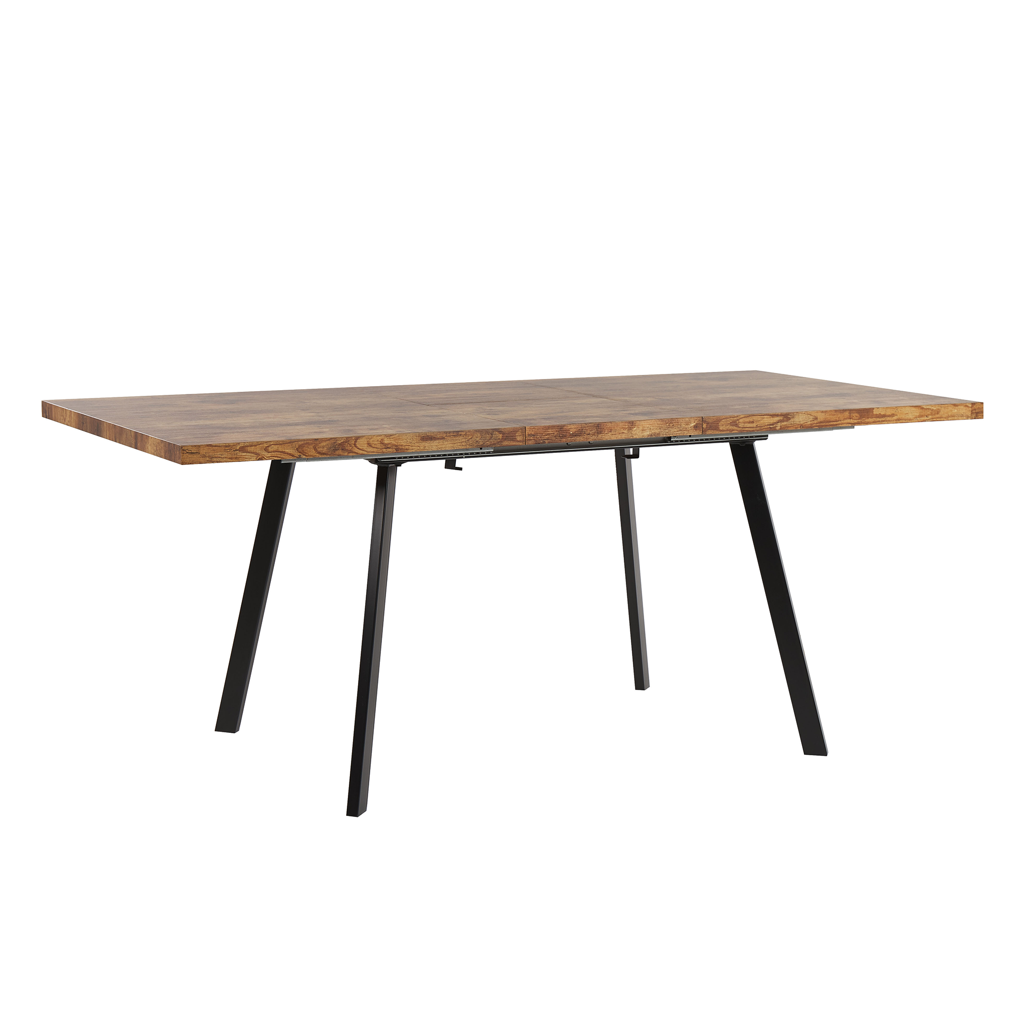 Förlängningsbart matbord HARLOW Mörkbrun 140/180 cm 90 cm