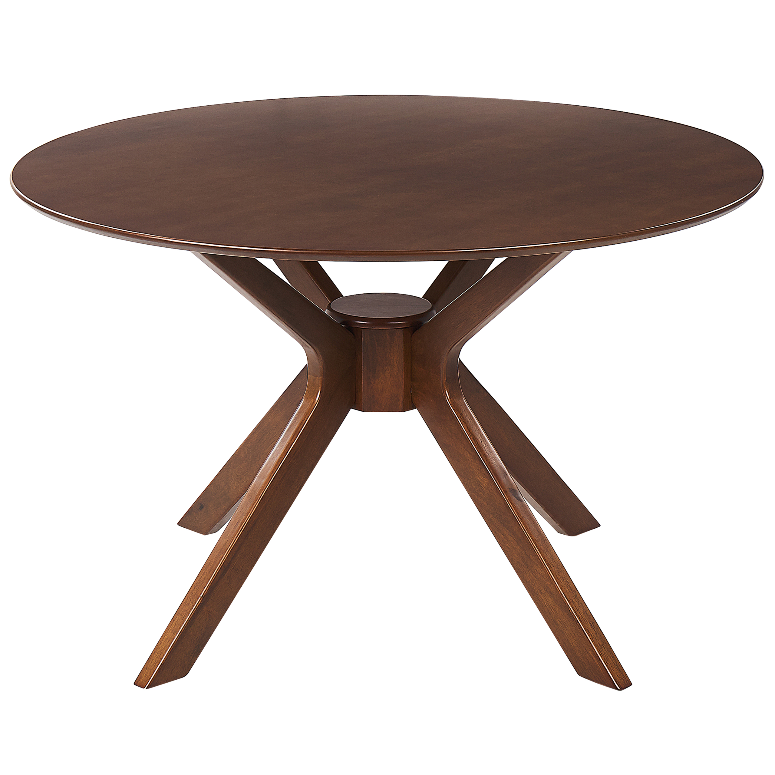 Matbord TYMIS Mörk mahognyfanér 120 cm 120 cm
