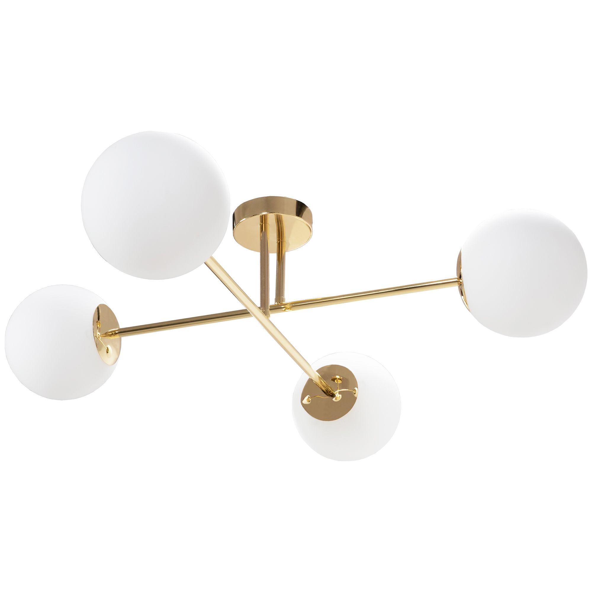 TOOLIGHT taklampa APP1248-4CP Guld 75,5x75,5x22cm