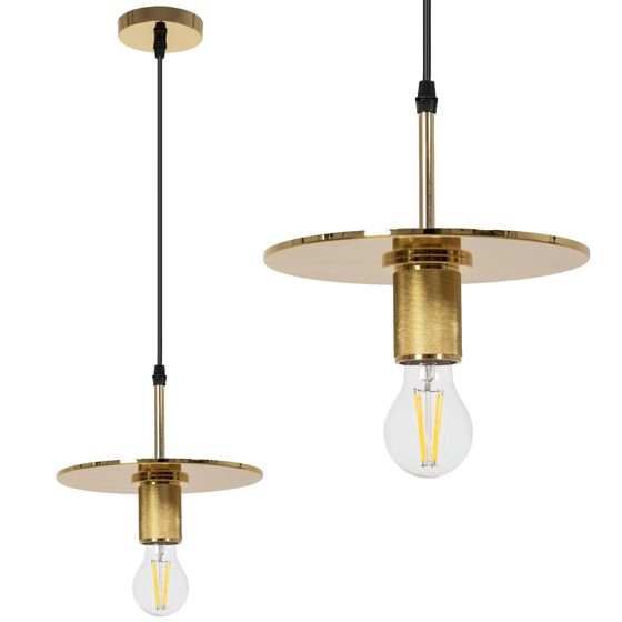 TOOLIGHT hängande taklampa APP1181-1CP Guld 25x22x25cm