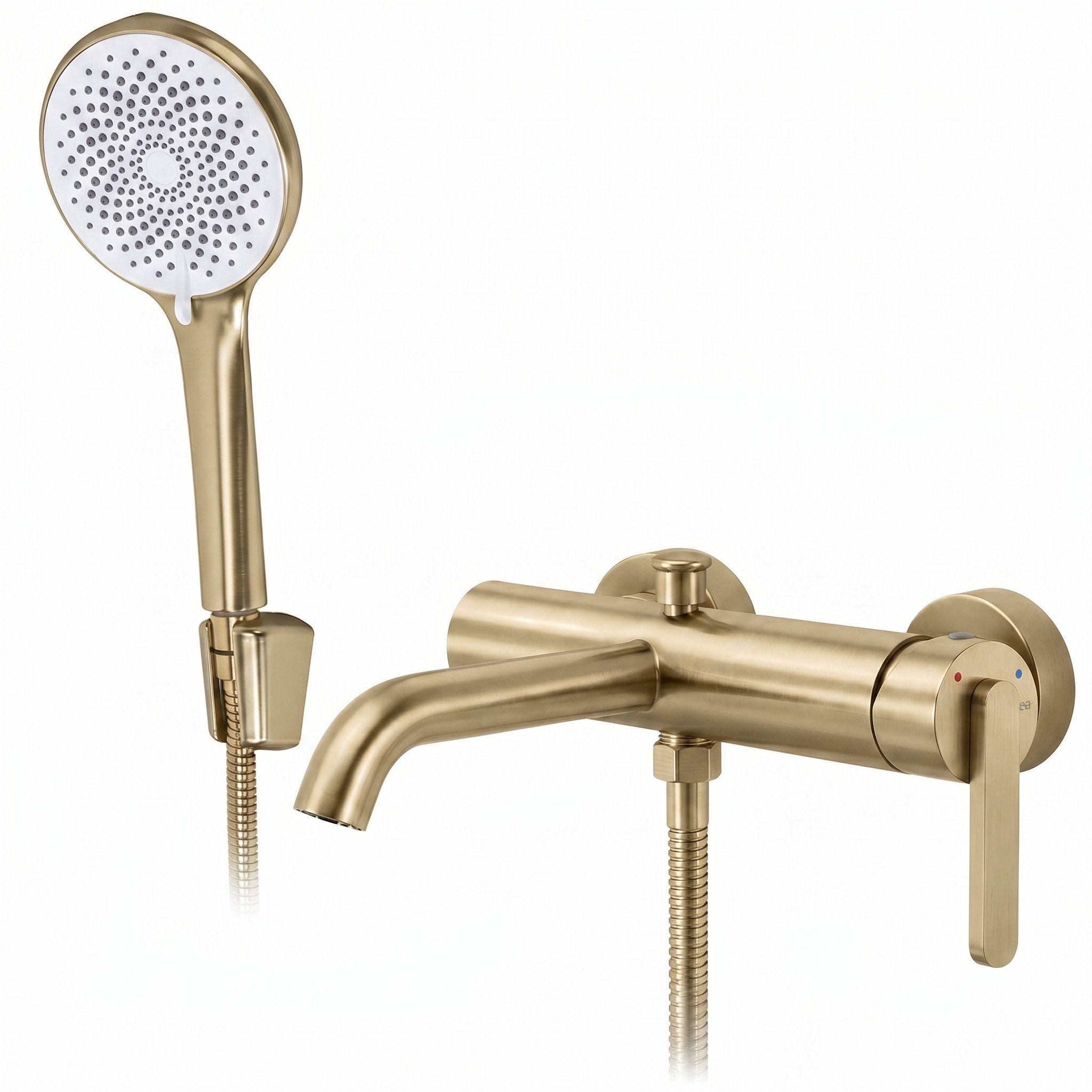 REA Badkarsblandare Ontario Side Borstat Guld, 27,5x24x10cm