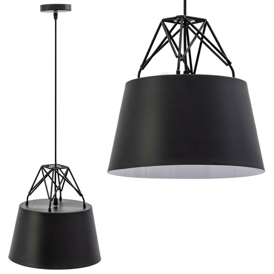 TOOLIGHT hängande taklampa APP422-1CP Svart 17x30x29cm