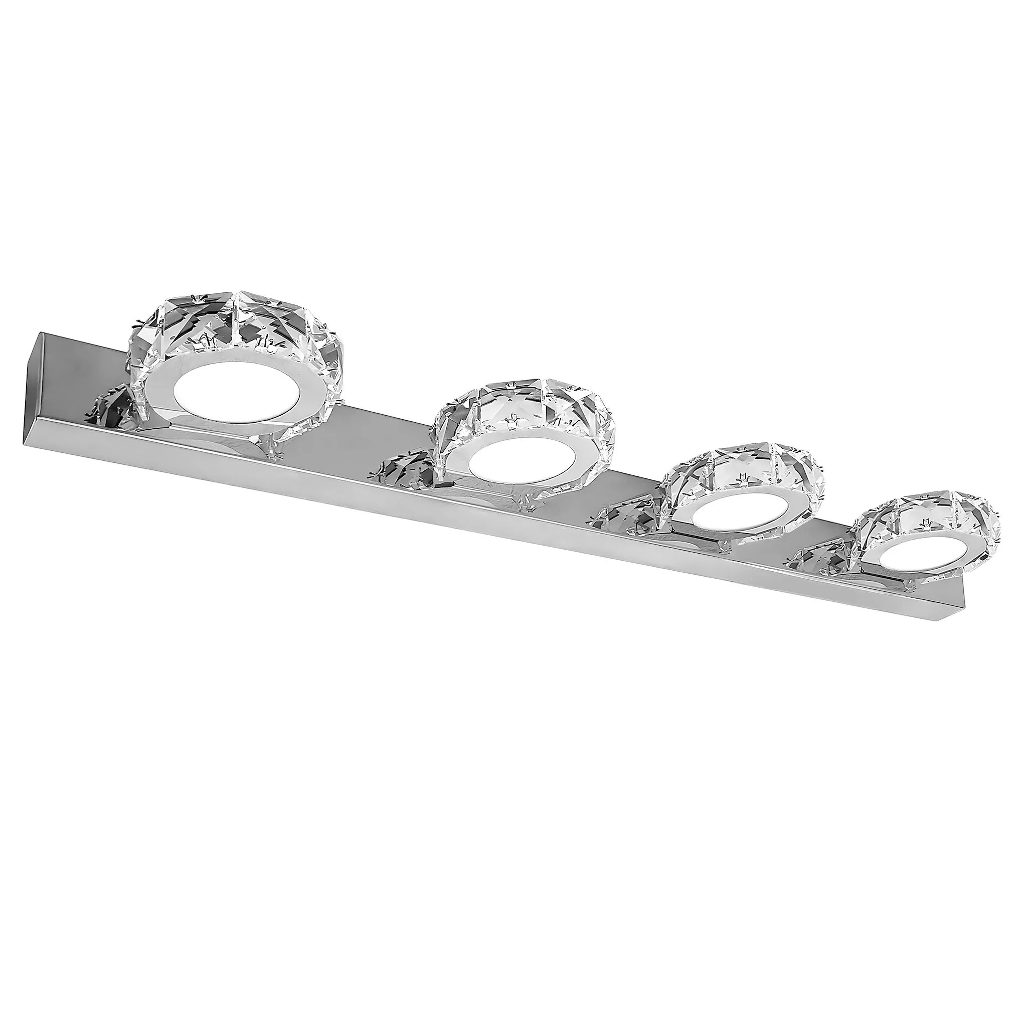 TOOLIGHT vägglampa APP1940-4W LED Krom 12x12x62cm