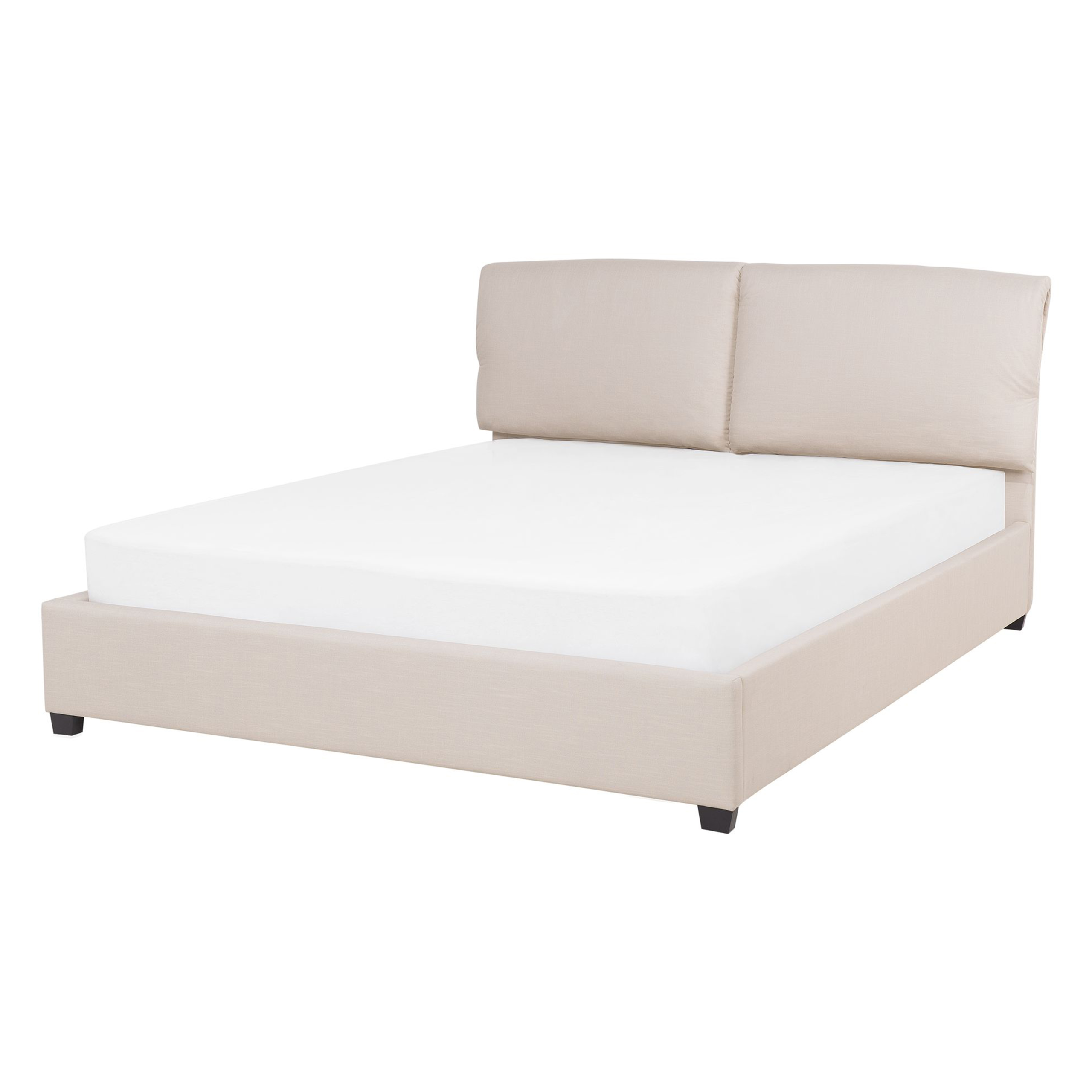Säng med lamellram BELFORT 140 x 200 cm Ljusbeige