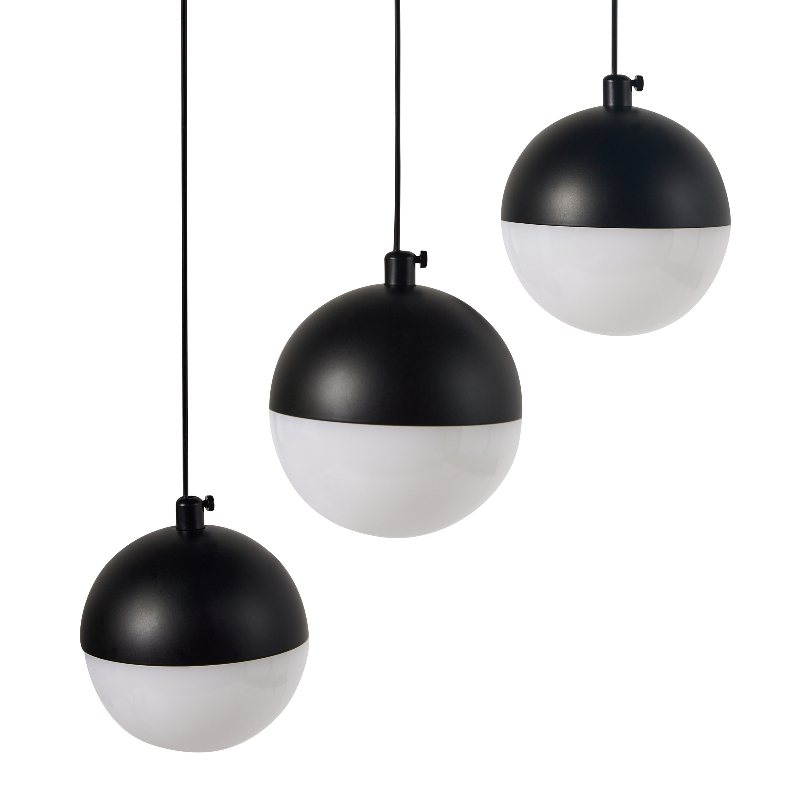 LED-pendellampa ANKOBRA Metall Svart