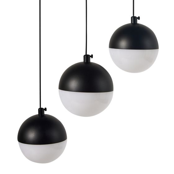 LED-pendellampa ANKOBRA Metall Svart