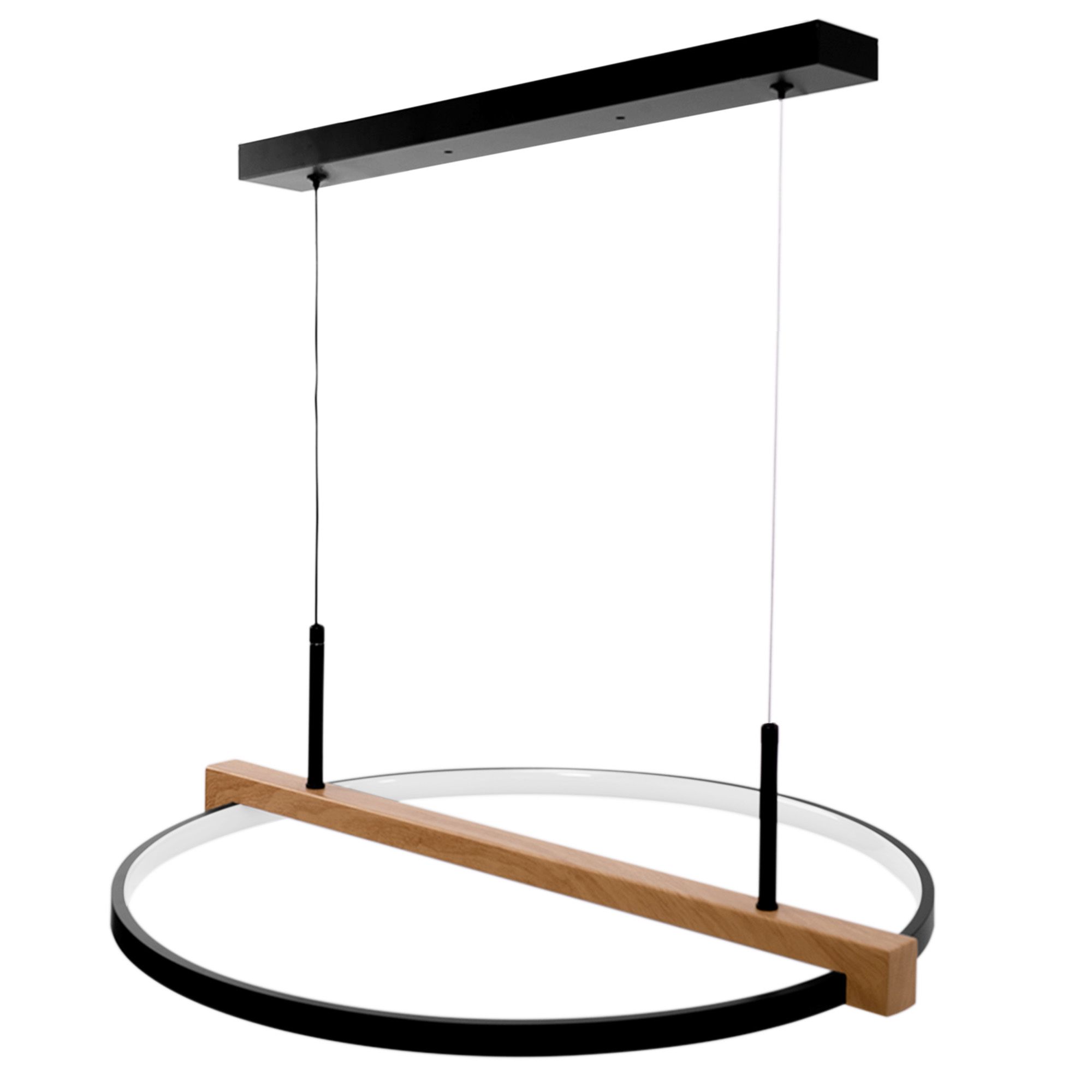 TOOLIGHT hängande taklampa LED APP1530-CP Svart 54x60x45cm