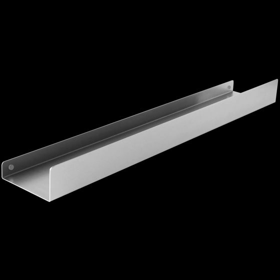 REA Badrumshylla För Dusch SF02-600 60cm Borstat Stål, 60x10x5cm