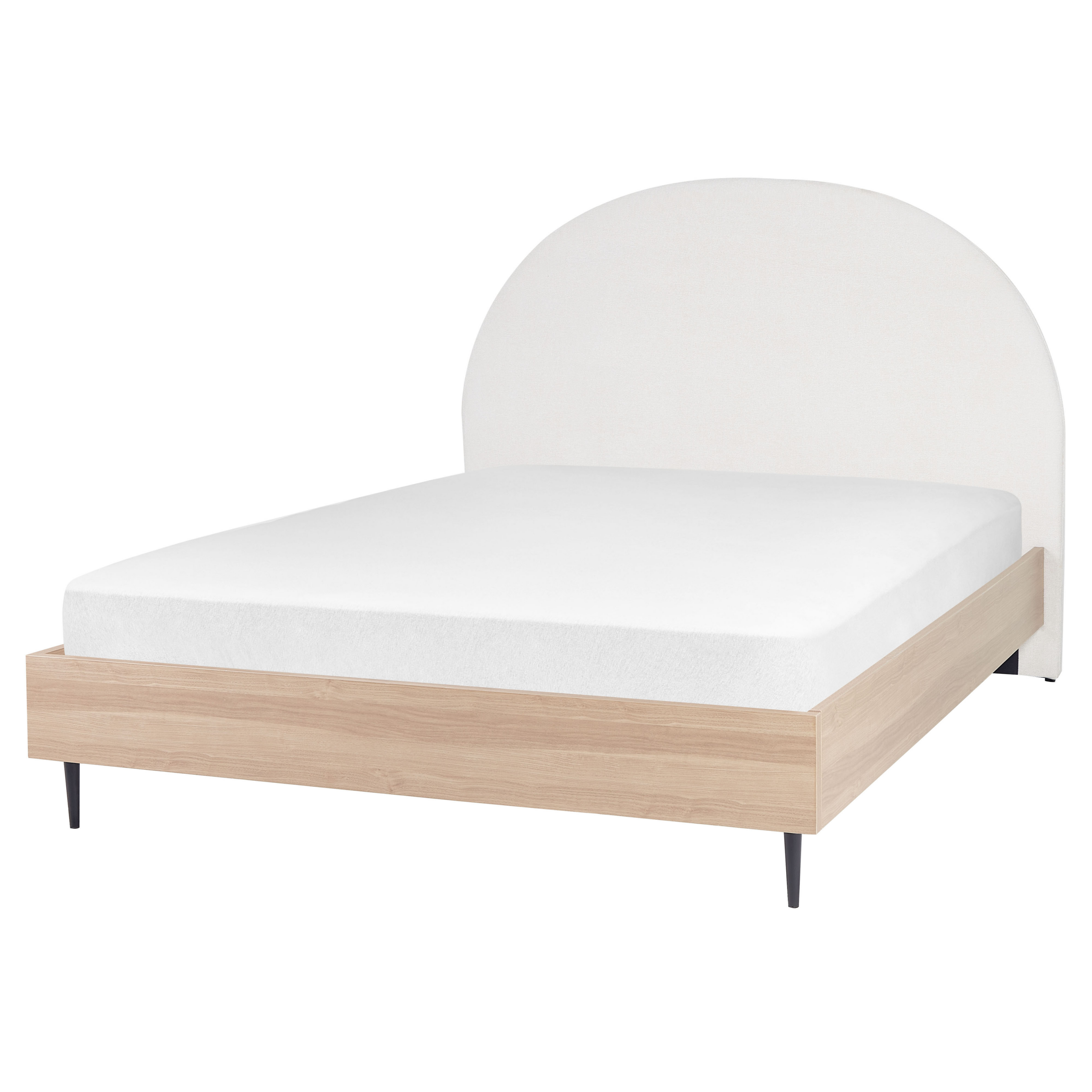 Säng med lamellram MILLAY 160 x 200 cm Off-White