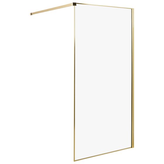 Duschskärm WASPAM 1000 x 1900 mm Guld