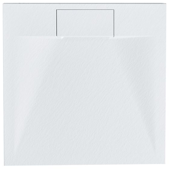 Duschkar AZZURRO 80 x 80 x 3 cm Vit
