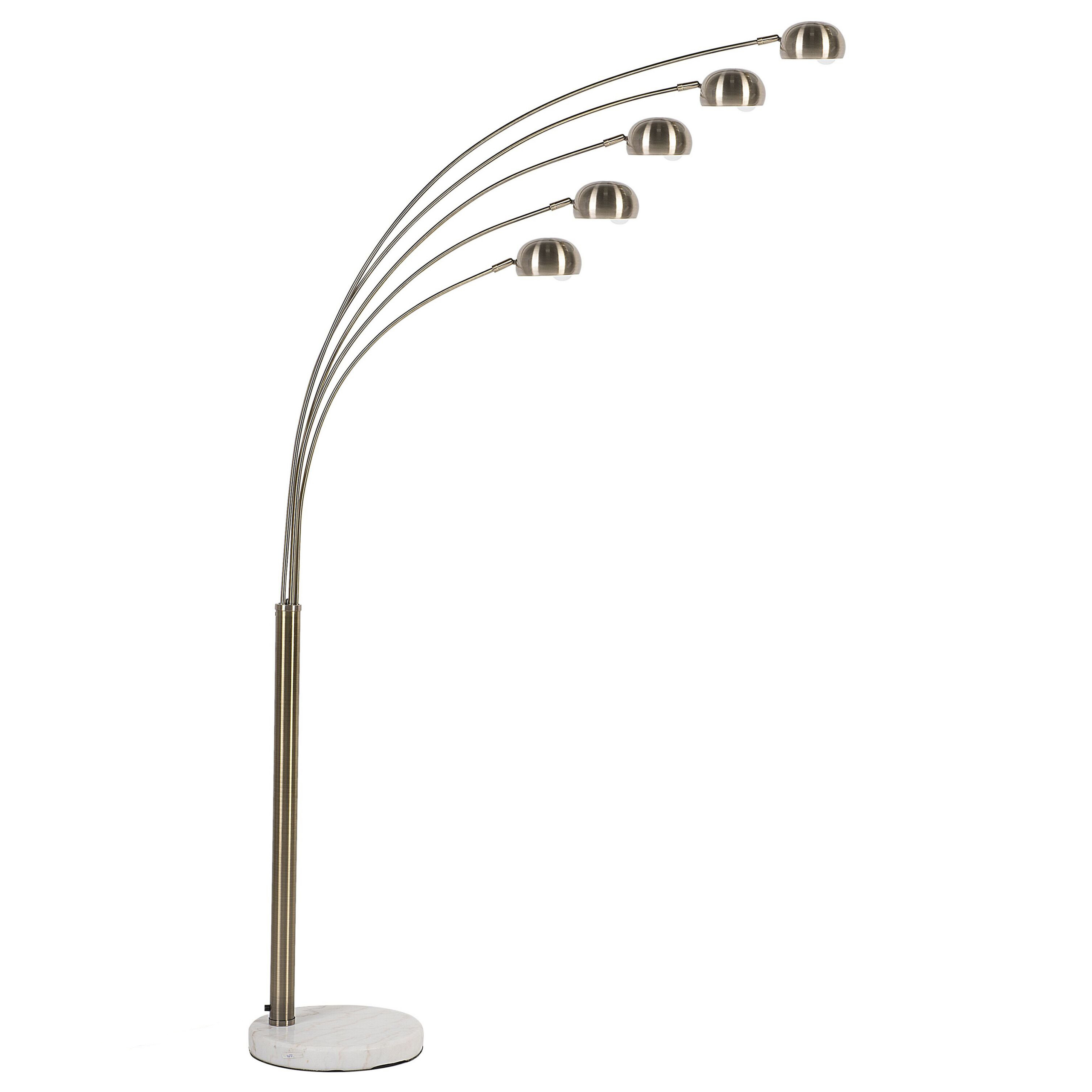 Golvlampa FLINDERS Justerbar Metall Guld