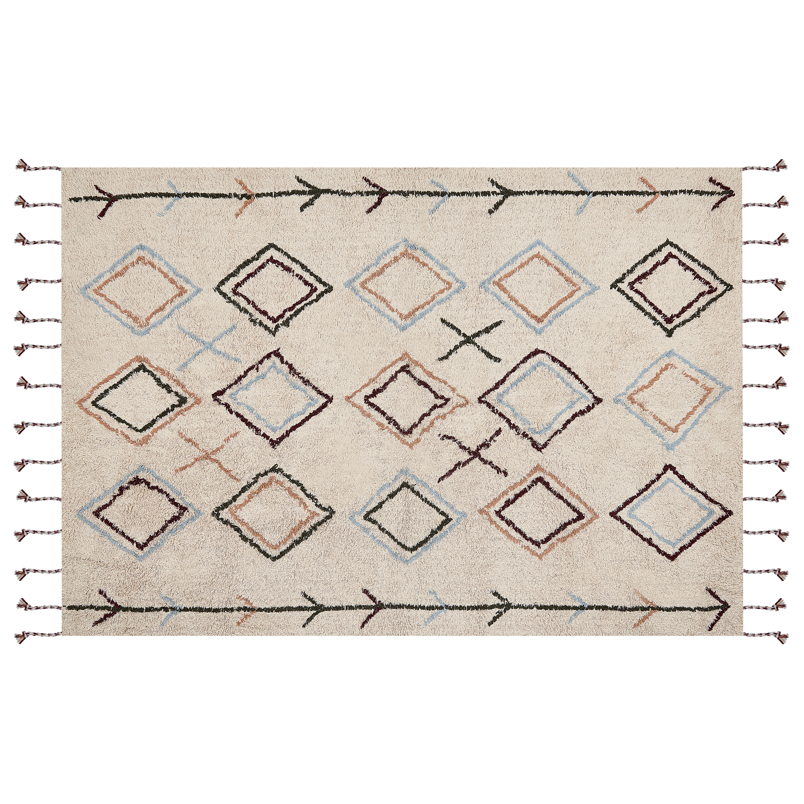 Matta CORUM Beige 160 x 230 cm Bomull