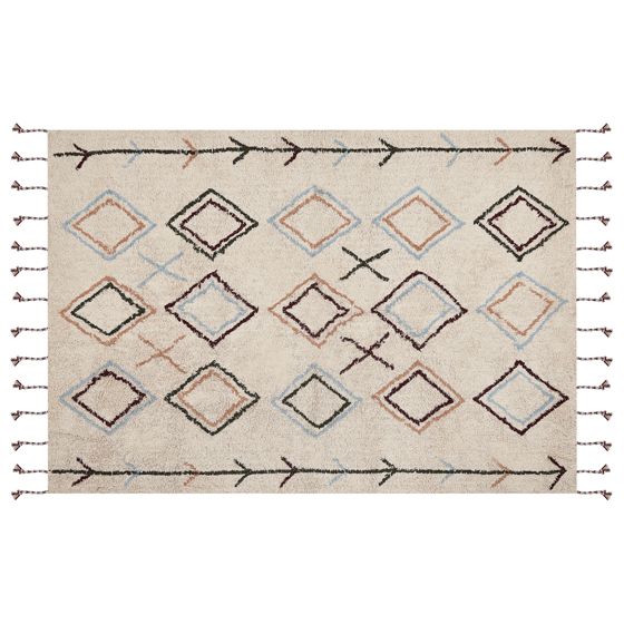Matta CORUM Beige 160 x 230 cm Bomull