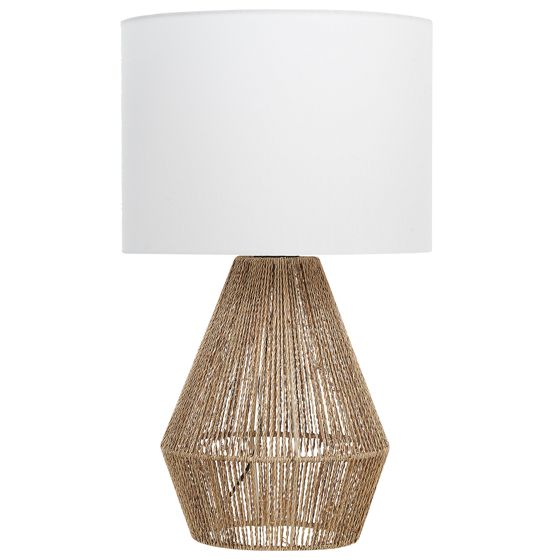 Bordslampa MALEWA Pappersrep Naturlig
