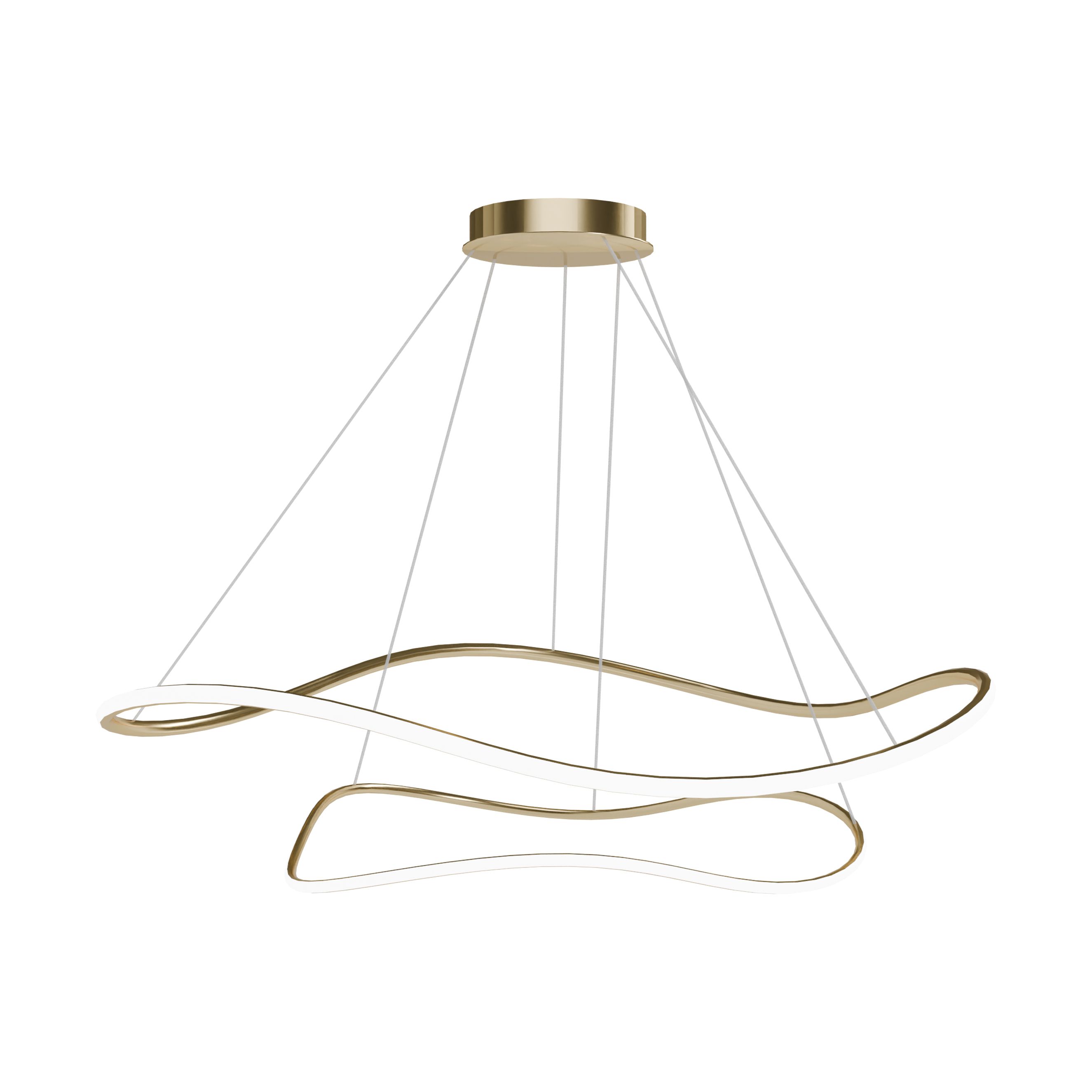 TOOLIGHT hängande taklampa LHJ017-CP2 Gold Guld 60x60x30cm