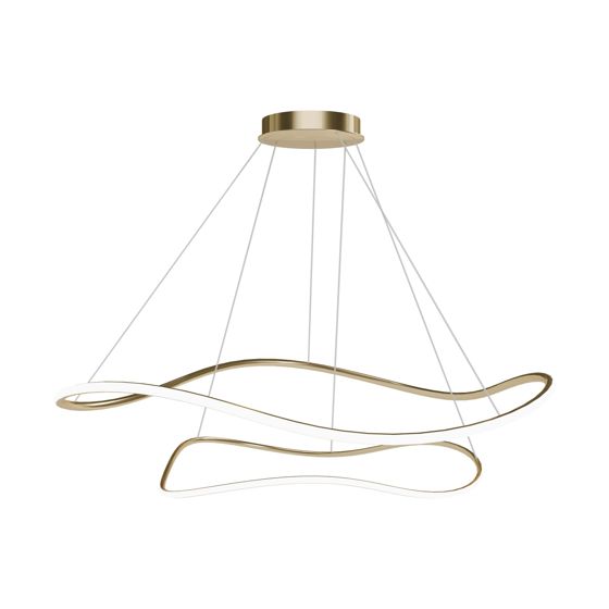 TOOLIGHT hängande taklampa LHJ017-CP2 Gold Guld 60x60x30cm