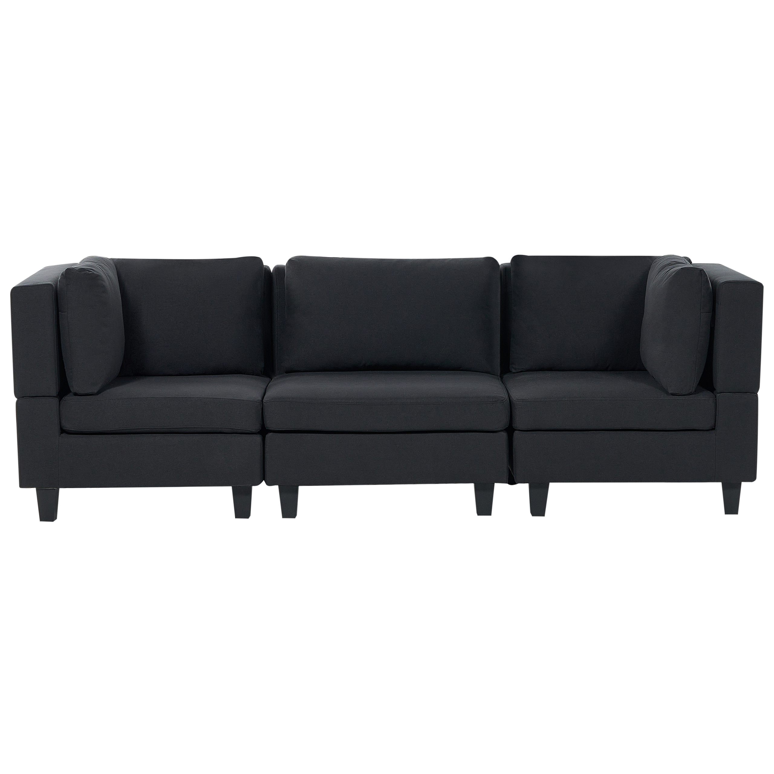 Modulsoffa 3-sits UNSTAD Svart