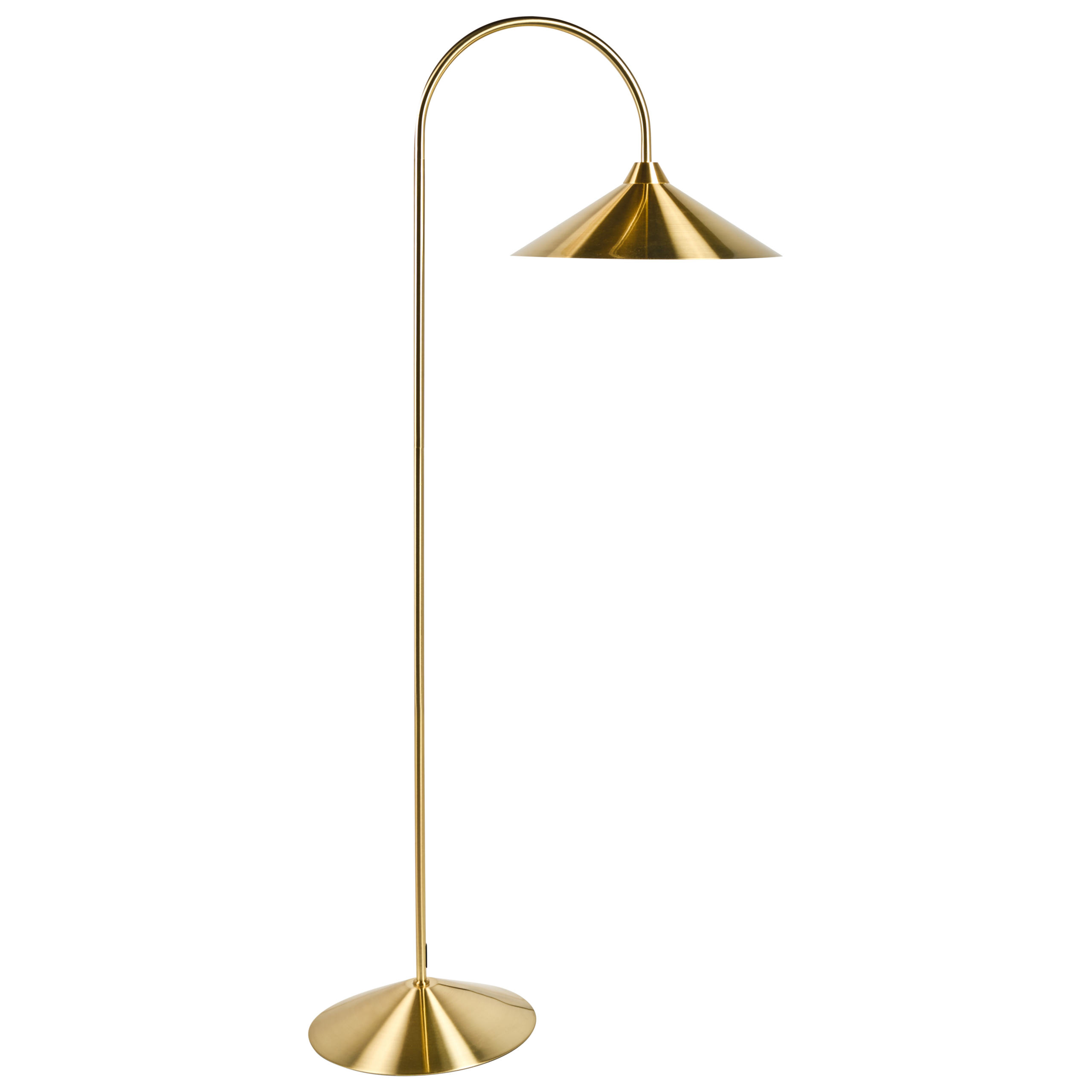 Golvlampa SAVEGRE Metall Guld
