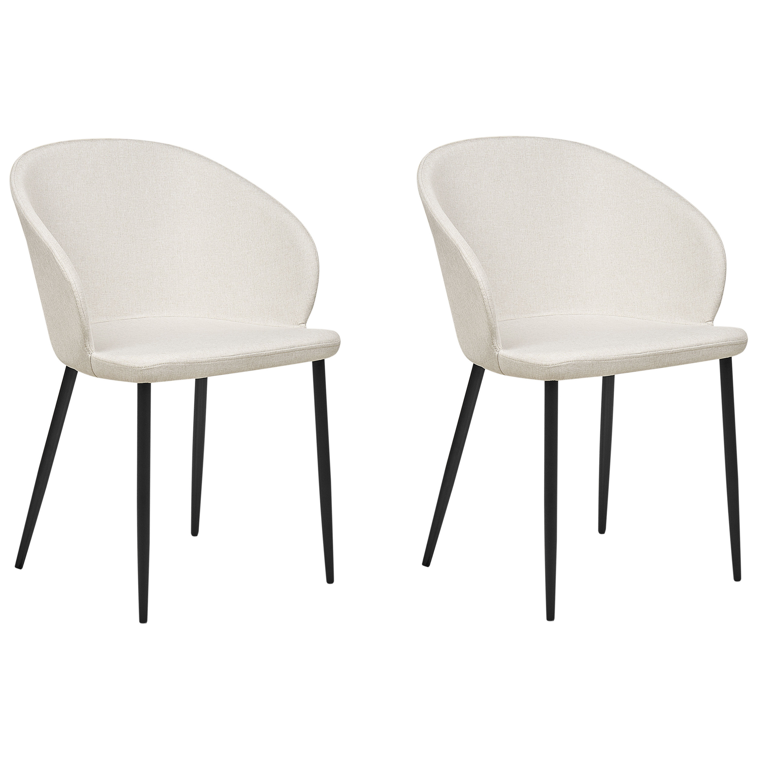 Set med 2 matstolar MASON Ljusbeige